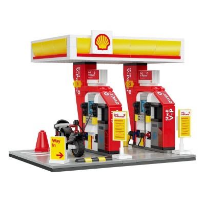 Конструктор CaDA автозаправочная станция Shell (305 деталей)
