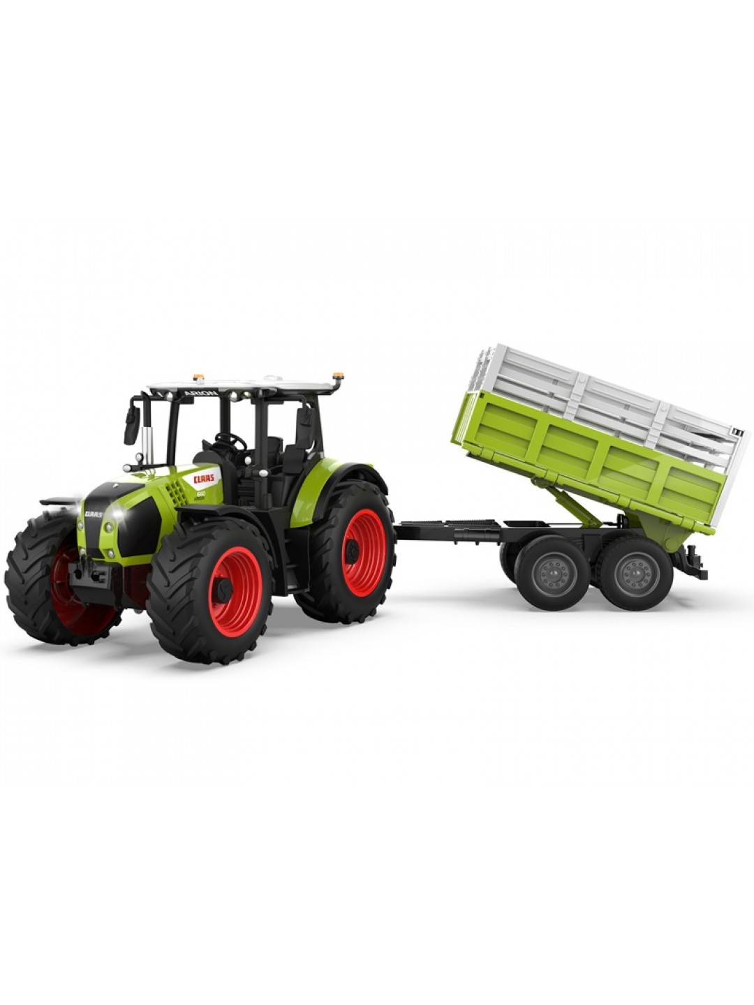 Радиоуправляемый трактор с прицепом Double Eagle CLAAS ARION 660 1/24 2.4G RTR