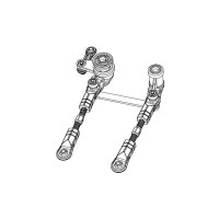 Рулевая трапеция в сборе для автомоделей MJX 10208 Рулевая трапеция в сборе для автомоделей MJX 10208