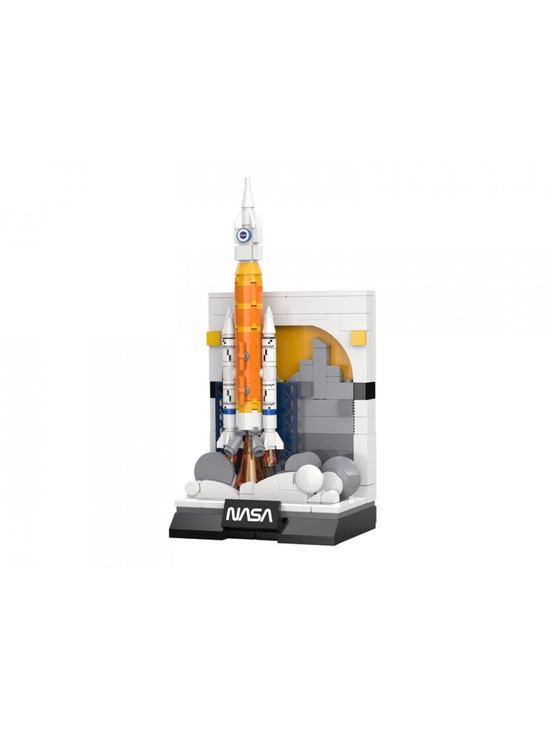 Конструктор CaDA NASA сверхтяжелая ракета-носитель SLS Artemis Rocket (197 деталей)
