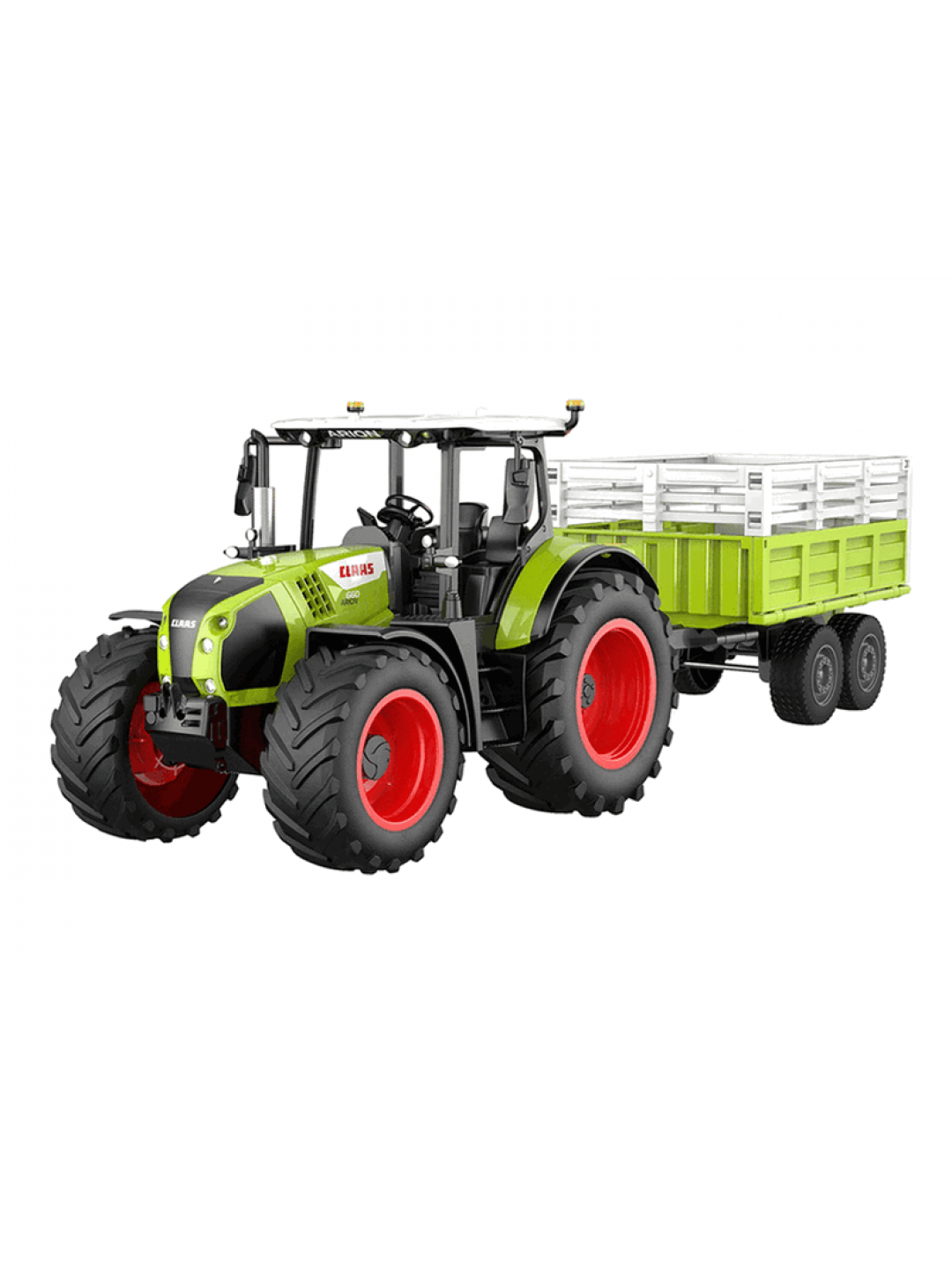 Трактор с прицепом Double Eagle CLAAS ARION 660 1/24