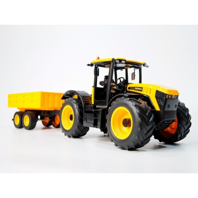 Радиоуправляемый фермерский трактор с прицепом Double Eagle JCB Fastrac 4220 1/16 2.4G RTR