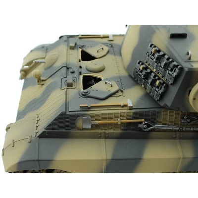 Радиоуправляемый танк Torro King Tiger, башня Henschel (Metal Edition) 1/16, ИК-пушка V3.0 2.4G RTR