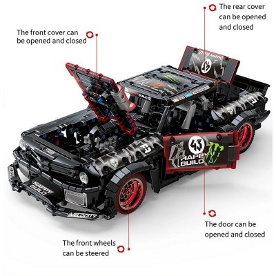 Конструктор RCM автомобиль Mustang (1639 деталей)