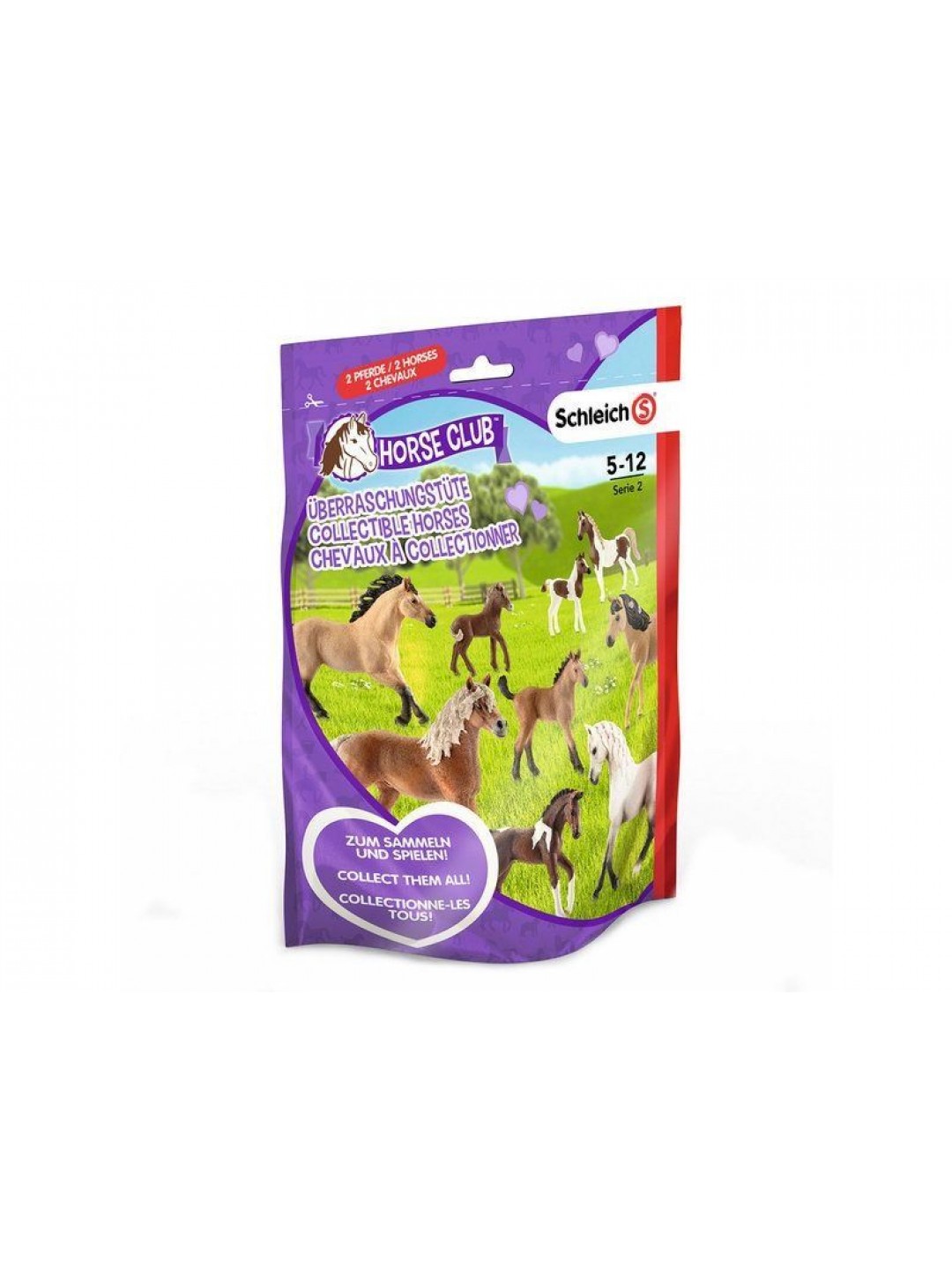 Фигурка Schleich Пакетик-сюрприз с 2 фигурками Horse Club Serie 2