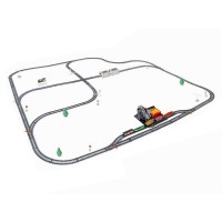 Железная дорога BSQ-2085 со станцией загрузки щебня, длина полотна 1067 см Железная дорога BSQ-2085 со станцией загрузки щебня, длина полотна 1067 см