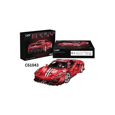 Конструктор CaDA MASTER спорткар Italian Super Car, красный 1/8 (3236 деталей)