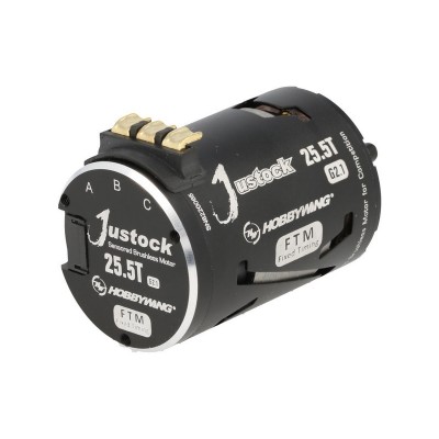 Бесколлекторный мотор Hobbywing JUSTOCK-25.5T-BLACK-G2.1 (1600KV, 3.17/15)