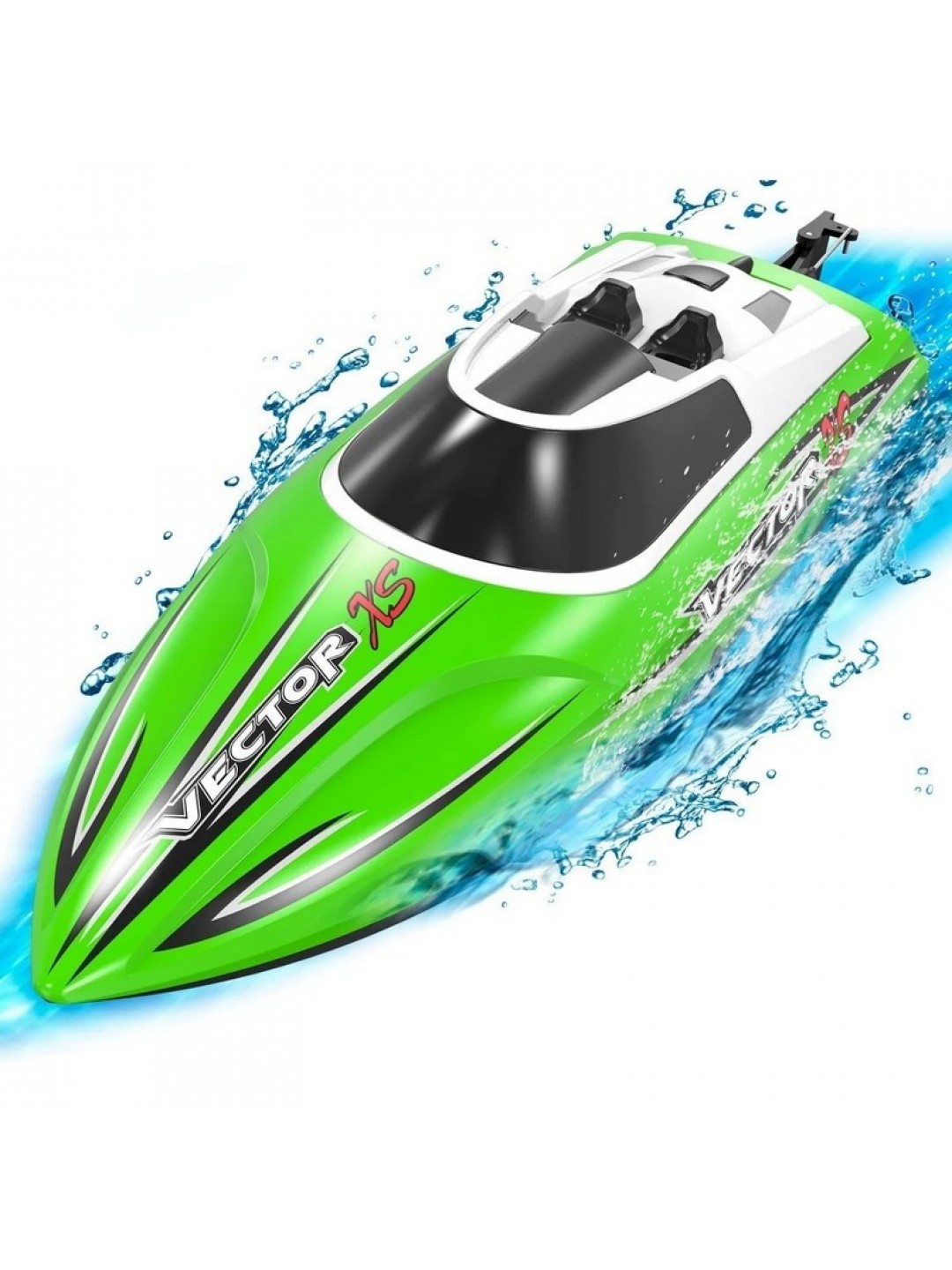 Радиоуправляемый катер Volantex RC Vector S зелёный Brushless 2.4G LiPo RTR