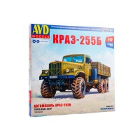 Сборная модель AVD КРАЗ-255Б бортовой, 1/72 Сборная модель AVD КРАЗ-255Б бортовой, 1/72