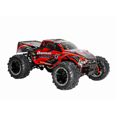 Радиоуправляемый монстр Remo Hobby Dinosaurs Master Brushless UPGRADE PLUS (красный) 4WD 2.4G 1/8 RTR