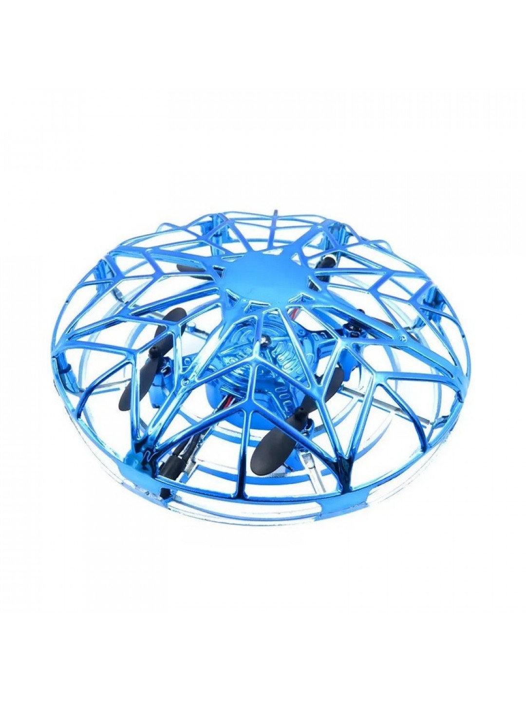 Квадрокоптер Flytec H05 Летающая тарелка, 12 см, свет, управление рукой