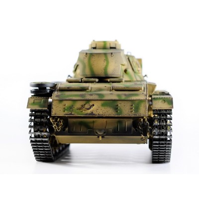 Р/У танк Taigen 1/16 Panzerkampfwagen III (Германия) дым, свет (для ИК боя) V3 2.4G RTR камуфляж