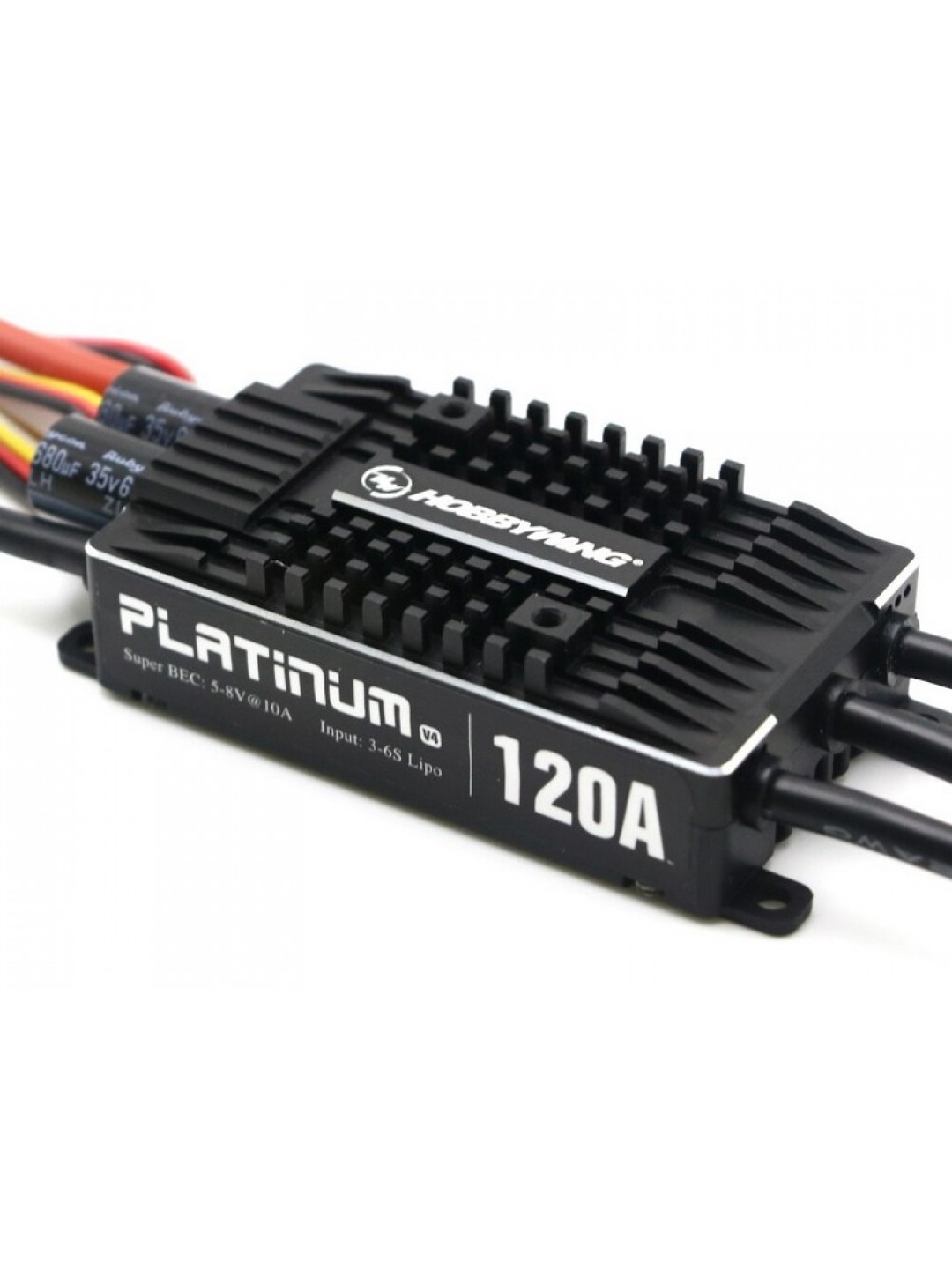 Бесколлекторный регулятор Hobbywing Platinum 120A-V4 (120A-150A, Aircraft, Heli)