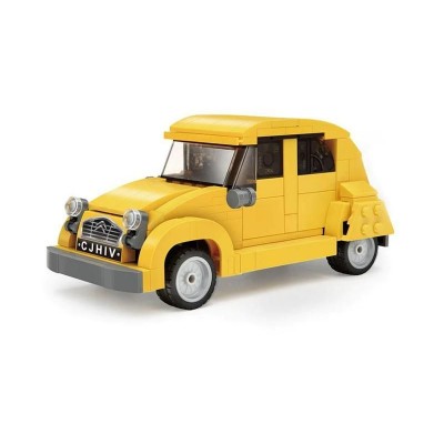 Конструктор CADA ретроавтомобиль Citroen 2CV 1/24 (298 деталей)