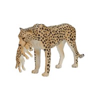 Фигурка KONIK Гепард, самка с детёнышем Фигурка KONIK Гепард, самка с детёнышем