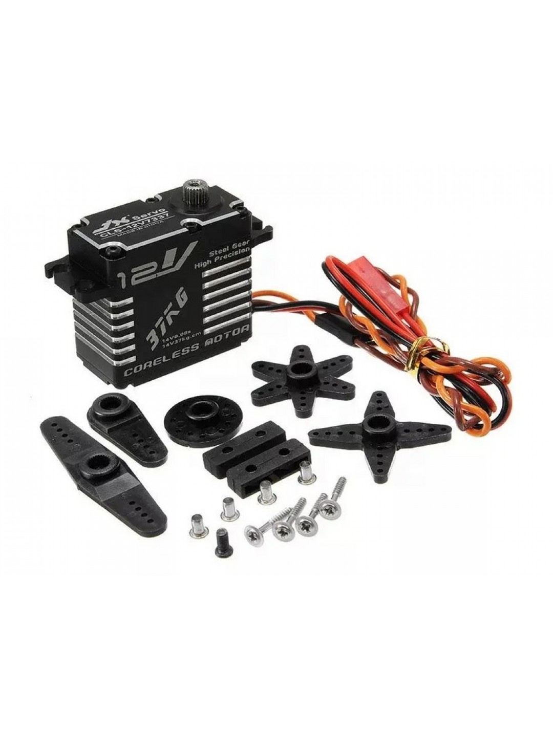 Сервомашинка цифровая JX Servo CLS-12V7337 (73г/37.5/0.08/14.0V) Full metal