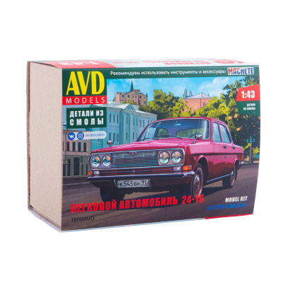 Сборная модель AVD Легковой автомобиль  24-16, 1/43