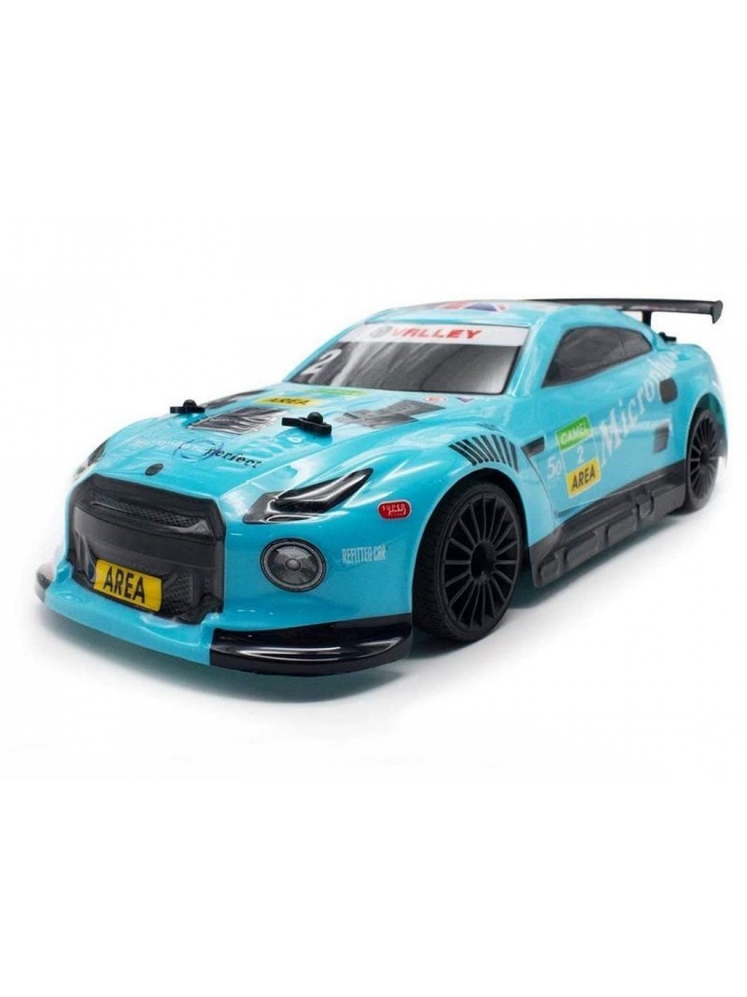 Радиоуправляемая машина Volantex RC для дрифта голубой 4WD 2.4G 1/14 RTR
