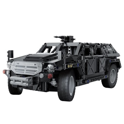 Радиоуправляемый конструктор CADA бронированный внедорожник Fierce Warrior SUV 1/12 (561 деталь)