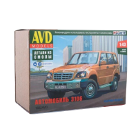 Сборная модель AVD Автомобиль 3106, 1/43 Сборная модель AVD Автомобиль 3106, 1/43