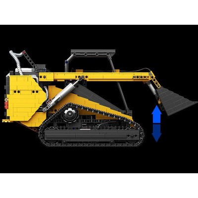 Радиоуправляемый конструктор RCM гусеничный погрузчик (1800 деталей)