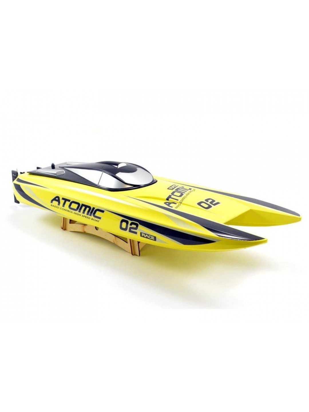 Радиоуправляемый катамаран Volantex RC ATOMIC 700 желтый Brushless PNP