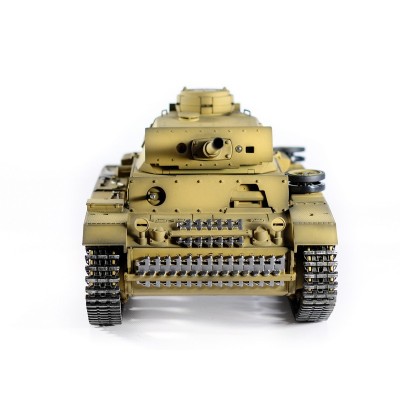 Р/У танк Taigen 1/16 Panzerkampfwagen III (Германия) дым, свет V3 2.4G RTR пустыня