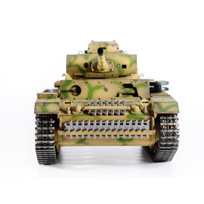 Р/У танк Taigen 1/16 Panzerkampfwagen III (Германия) дым, свет V3 2.4G RTR камуфляж