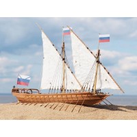 Сборная деревянная модель корабля Technell Азовская скампавея, 1/48 Сборная деревянная модель корабля Technell Азовская скампавея, 1/48