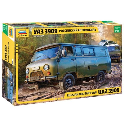 Сборная модель ZVEZDA Российский автомобиль УАЗ 3909, 1/35