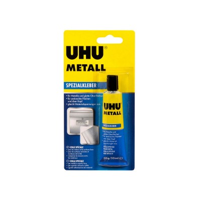 Клей контактный для металлов UHU Metall, 30 г, блистер